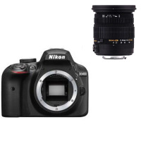 尼康 (Nikon) D3400 数码单反相机 搭配适马17-50/2.8镜头