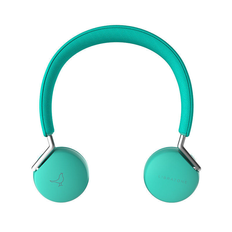 Libratone(小鸟音响)Q CORE有线耳机/头戴式耳机/线控耳麦/电脑耳机 水绿色
