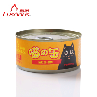 路斯宠物猫罐头金枪鱼+蟹肉170g