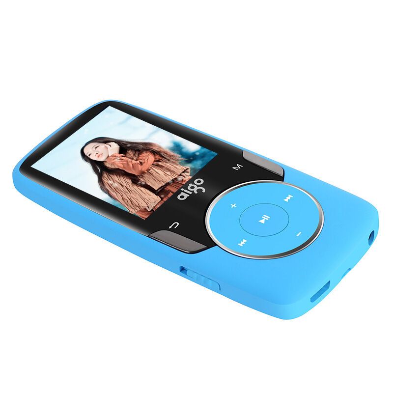 爱国者(aigo)数码播放器 MP3-102 蓝牙可扩展MP3音乐播放器8G 蓝色