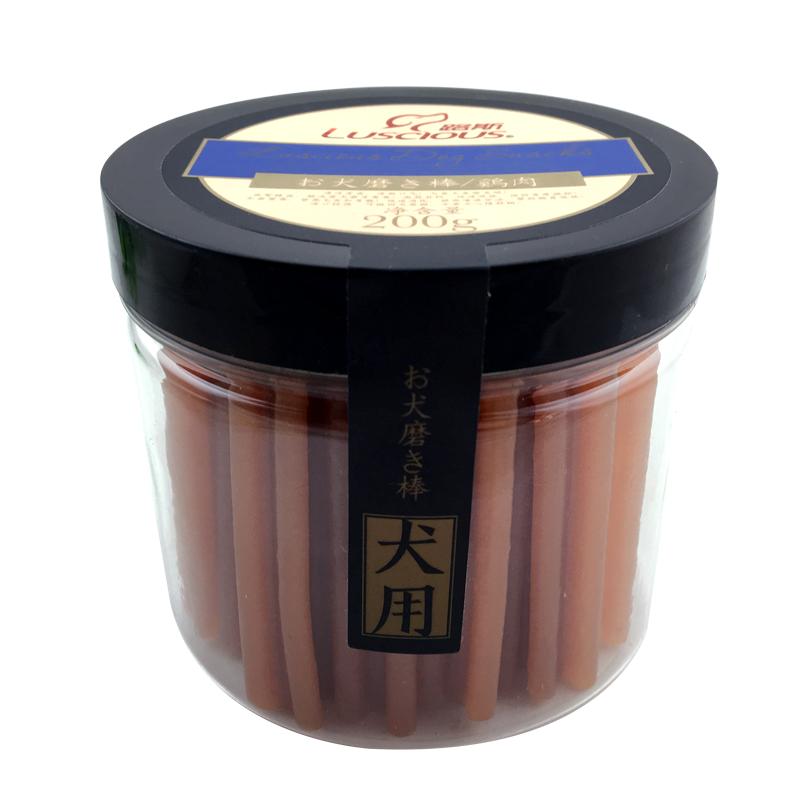 路斯宠物狗零食爱犬磨牙棒鸡肉味200g