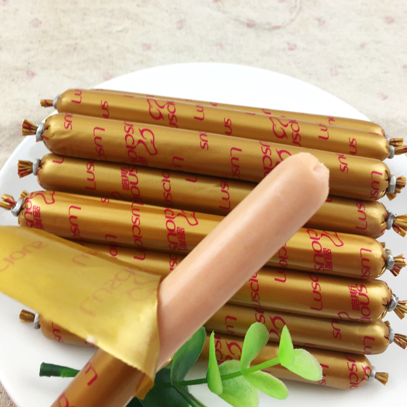 路斯宠物狗零食手工坊牛肉火腿肠400g