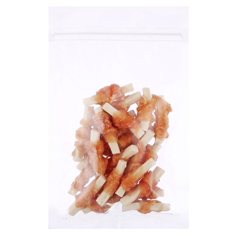 路斯宠物狗零食手工坊钙奶棒缠肉200g