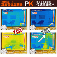 宜盾普 (EdenPURE) 家用取暖器 4代 木纹钢壳 热力升级 空气净化