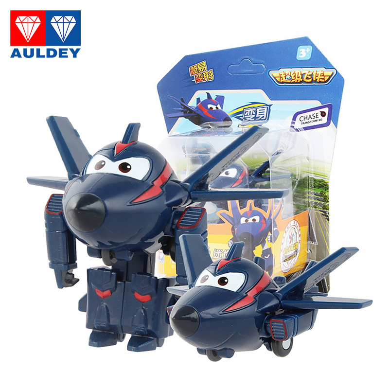 奥迪双钻auldey男孩女孩玩具超级飞侠迷你变形机器人酷雷720023