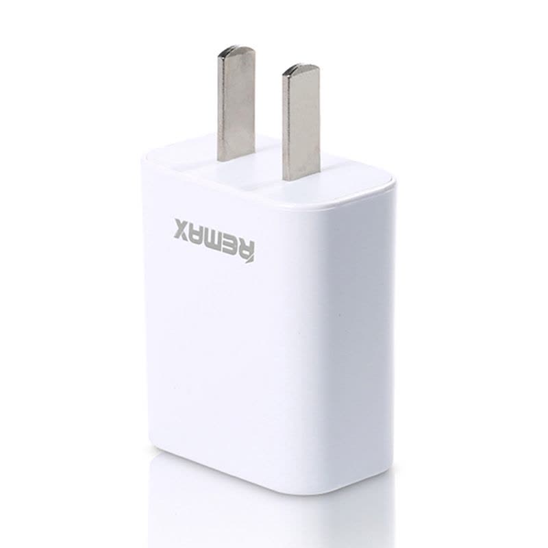 睿量Remax 手机充电器 苹果/安卓通用usb充电头 便携式1A迷你随身充 白色图片