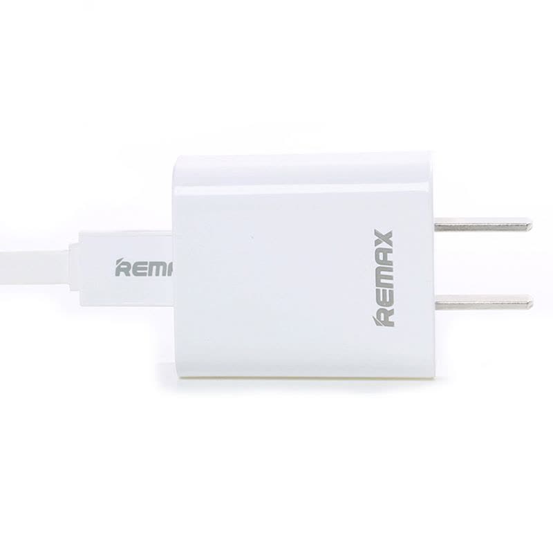 睿量Remax 手机充电器 苹果/安卓通用usb充电头 便携式1A迷你随身充 白色图片