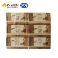 双灯本色3层抽取式面巾纸360张/包*6包