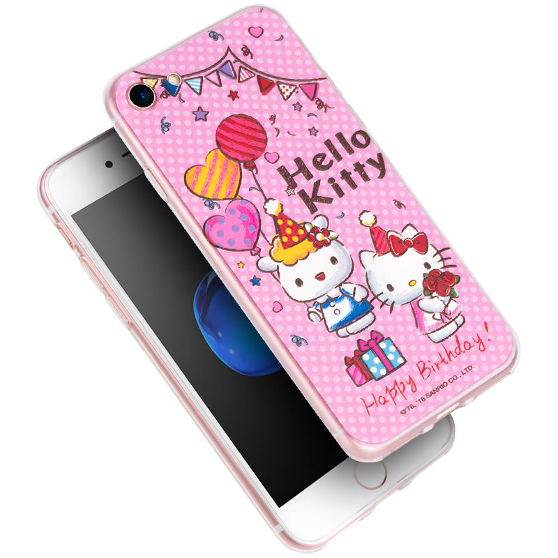 优加(uka)iPhone6plus/6s plus手机壳/保护套苹果6手机套/保护壳Hello Kitty卡通防摔软壳
