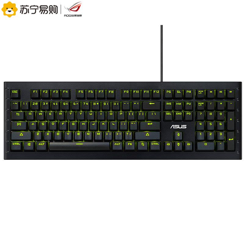 玩家国度(ROG)有线键盘 GK1100 (Cherry RGB 青轴)黑色图片