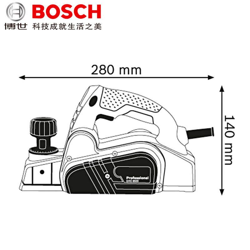 [苏宁自营]博世BOSCH电刨GHO6500多功能木工具电刨木工刨电刨子压刨机手电刨图片