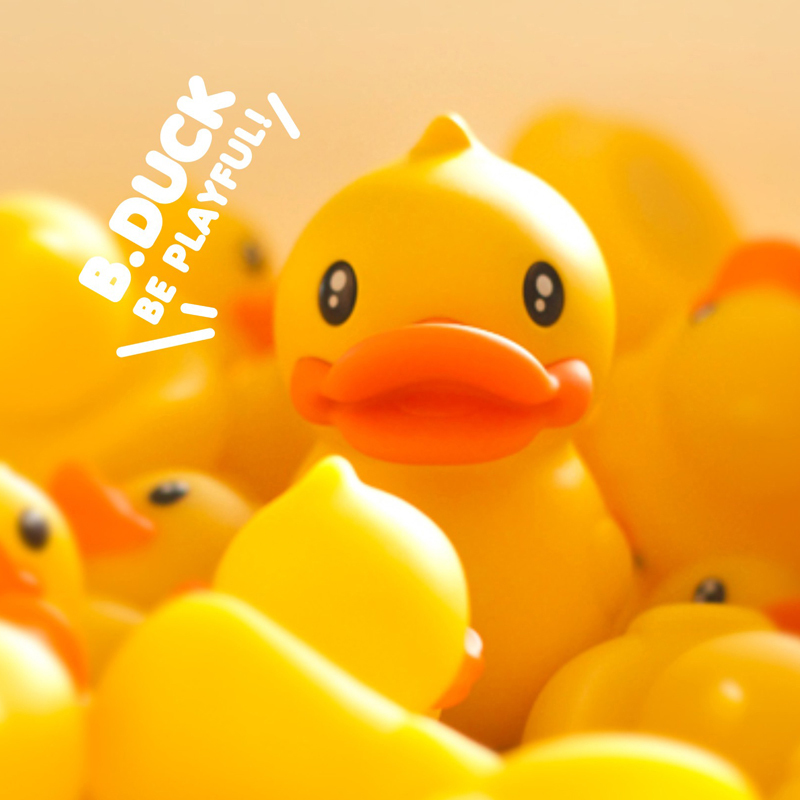 B.duck圣诞礼物可爱小黄鸭移动电源立体鸭充电宝车载卡通充电器drbee新 