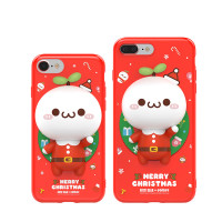 rock bear圣诞长草颜团子iPhone7 plus立体公仔手机保护壳
