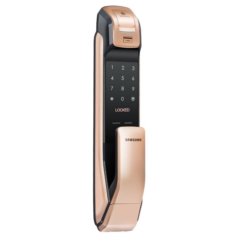 三星(SAMSUNG)SHP-DP728 流光银 智能/指纹/密码/钥匙 家用防盗电子锁 ios;Android均适配图片