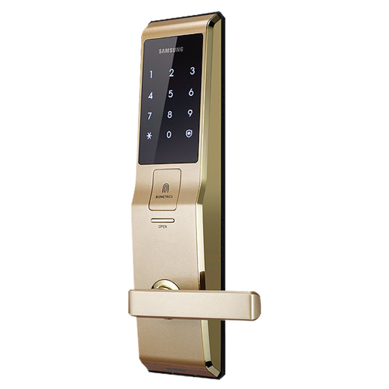 三星 H705黑色指纹锁电子锁密码锁家用智能锁防盗门锁刷卡感应锁