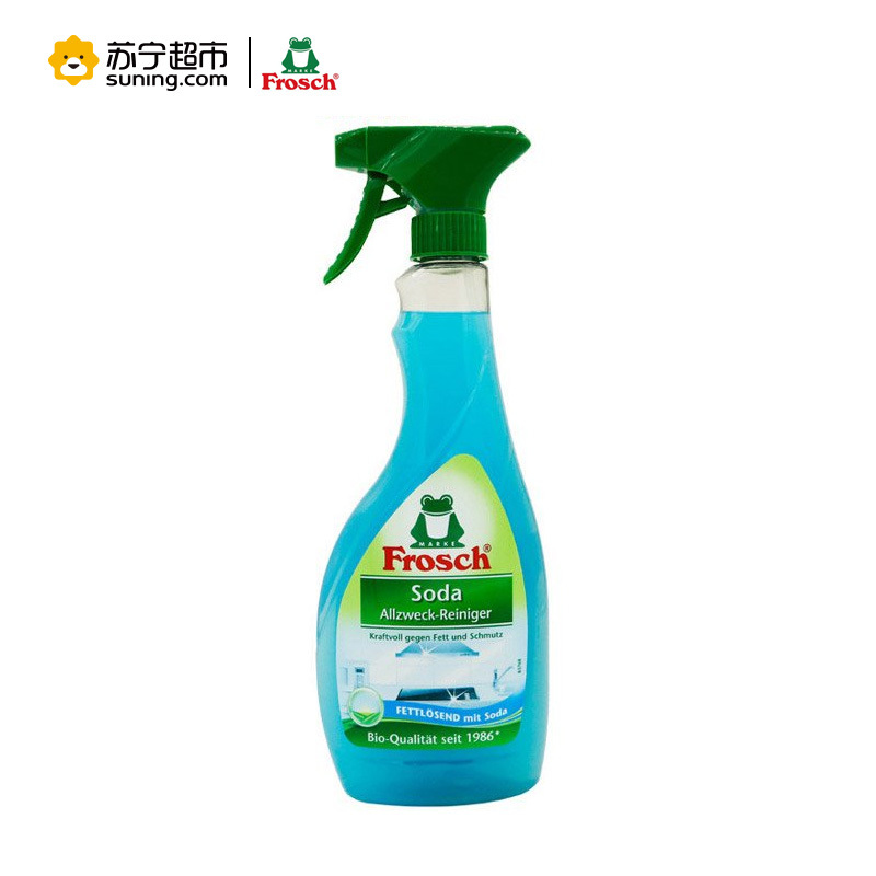 [苏宁超市]Frosch 厨房重油污清洁剂(苏打)500ml 油烟灶具清洗剂