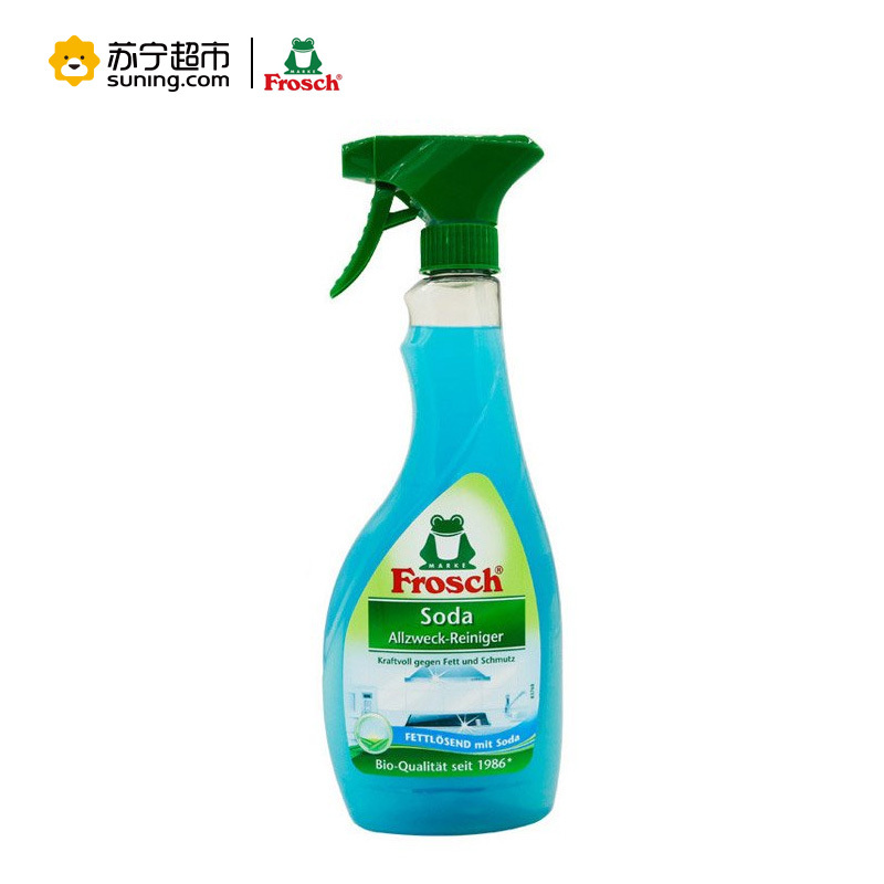 [苏宁超市]Frosch 厨房重油污清洁剂(苏打)500ml 油烟灶具清洗剂