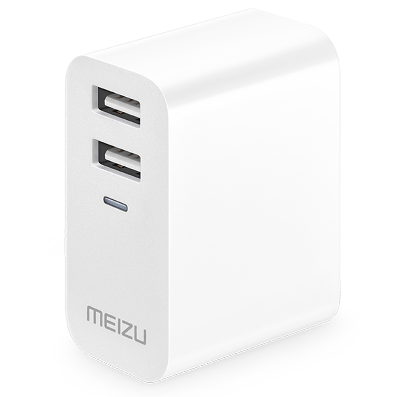 魅族(MEIZU) 双口快充旅行充电器 17W/白色