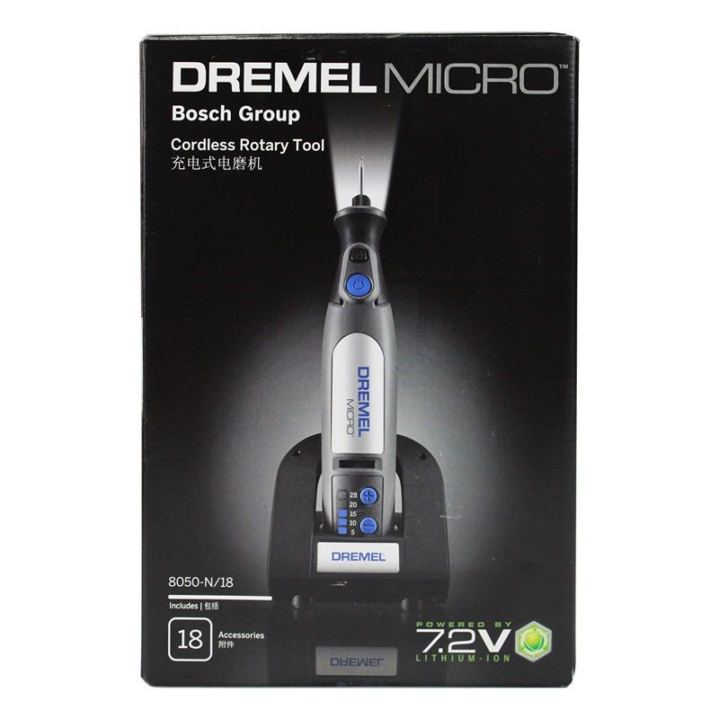 [苏宁自营]Dremel琢美充电式电磨机8050-N/18无线直磨机雕刻机