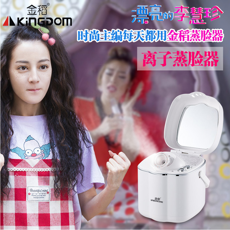 金稻(KINGDOM)美容仪 KD-2332 蒸脸器漂亮的李慧珍同款蒸脸器热喷美容仪纳米离子补水仪