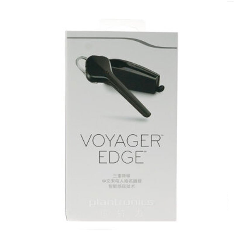 缤特力 Voyager Edge 商务蓝牙耳机 通用型 入耳式 碳晶黑色(带可充电电池的充电盒)
