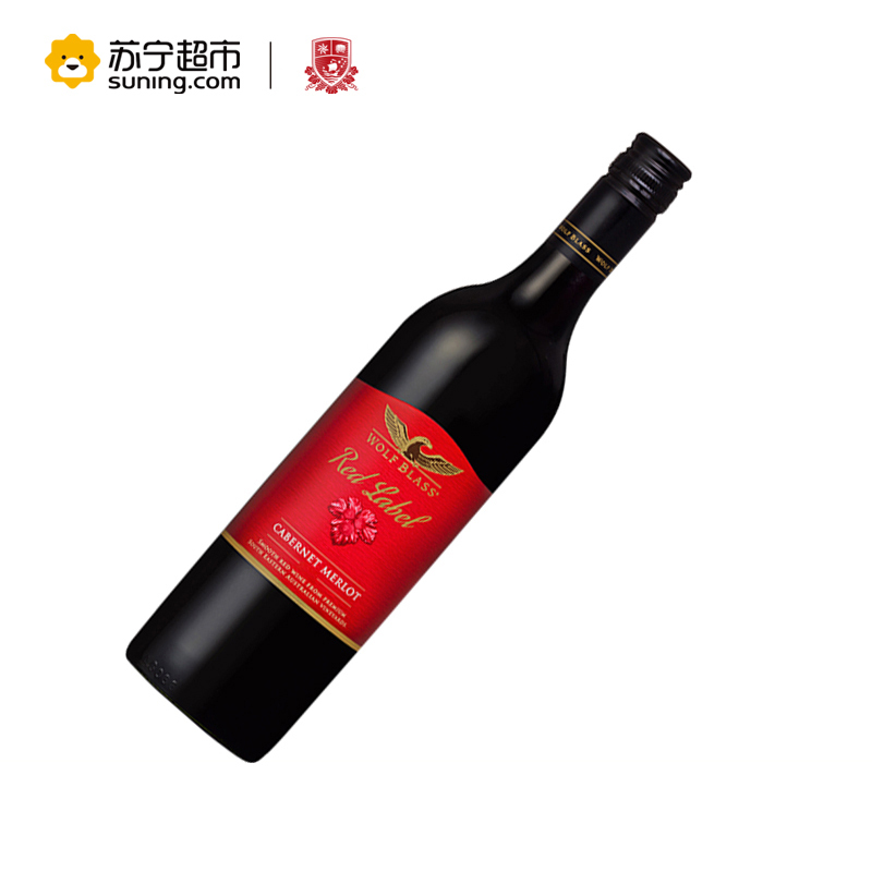 纷赋红牌赤霞珠梅洛干红葡萄酒750ml 单支装