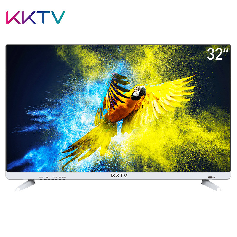 KKTV K32W 32英寸64位平板液晶智能电视机(黑色)