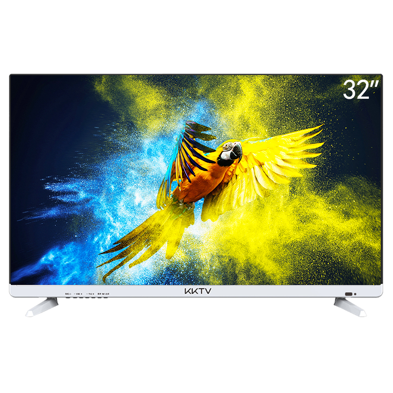 KKTV K32W 32英寸64位平板液晶智能电视机(黑色)