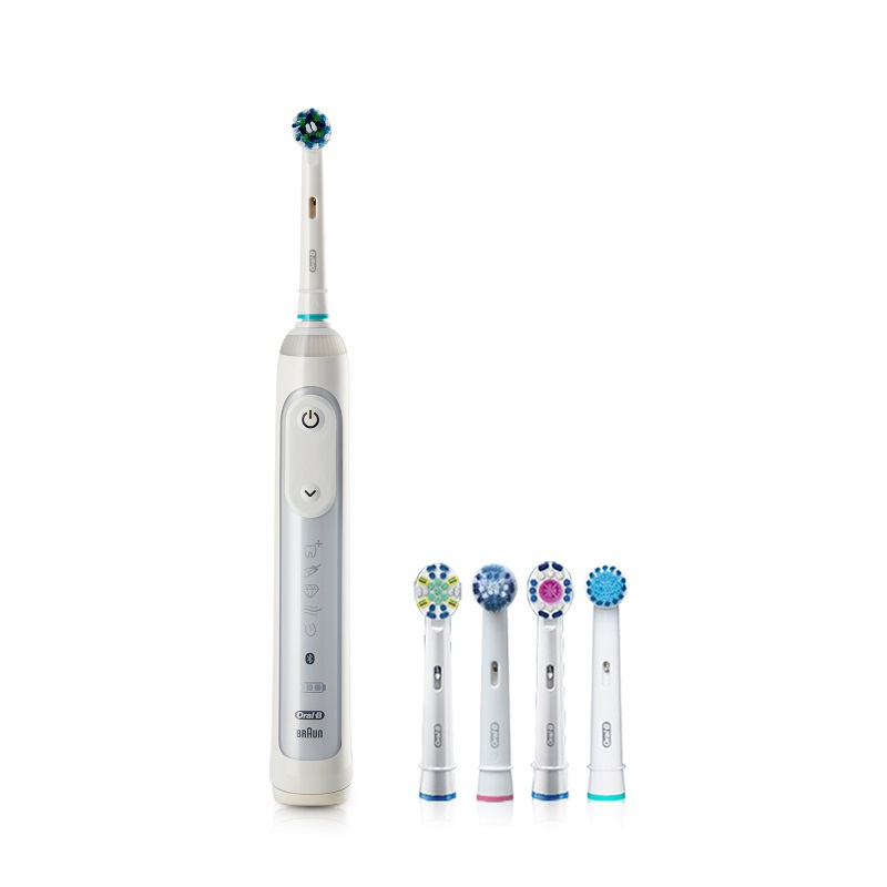 博朗(Braun)欧乐B iBrush9000 Plus 3D声波蓝牙智能电动牙刷(白色)