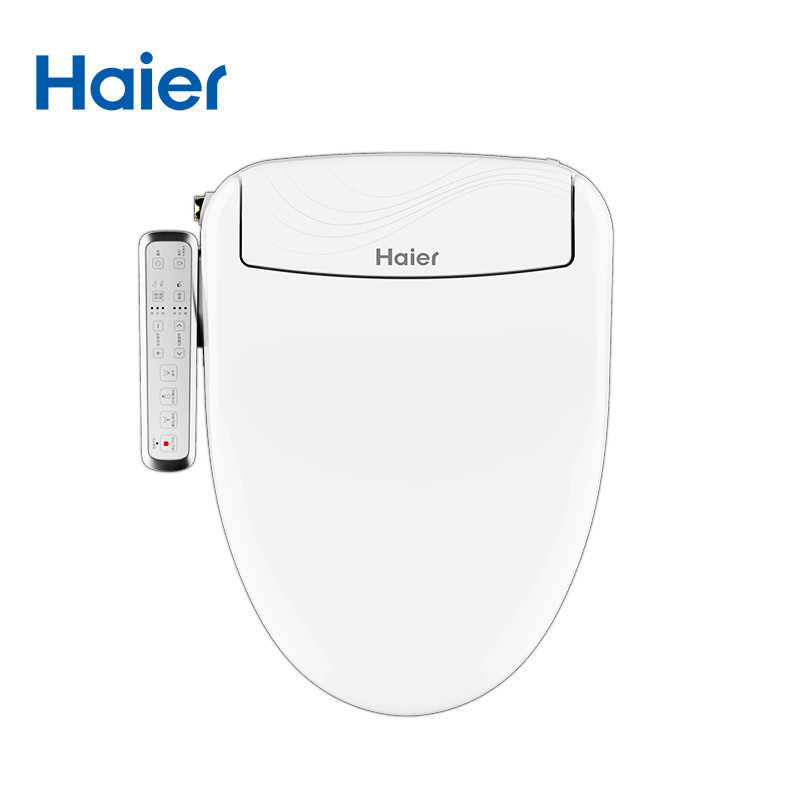 海尔(Haier)卫玺即热式抗菌洁身器V-235JK智能马桶盖 妇洗臀洗儿童清洗 喷嘴自洁可拆洗 脲醛盖板 着座感应