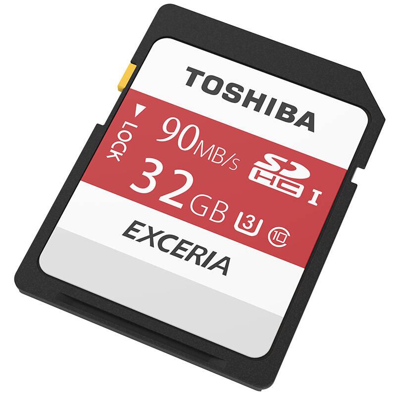 [赠读卡器]东芝(TOSHIBA)SD卡 32GB 90MB/s相机存储卡