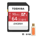 东芝（TOSHIBA）SD卡 64GB 90MB/s相机存储卡（THN-N302R0640C4）