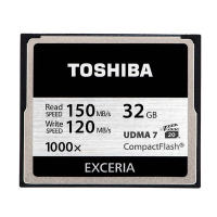 东芝(TOSHIBA)CF卡 32GB 1000X读150MB/s写120MB/s单反相机存储卡
