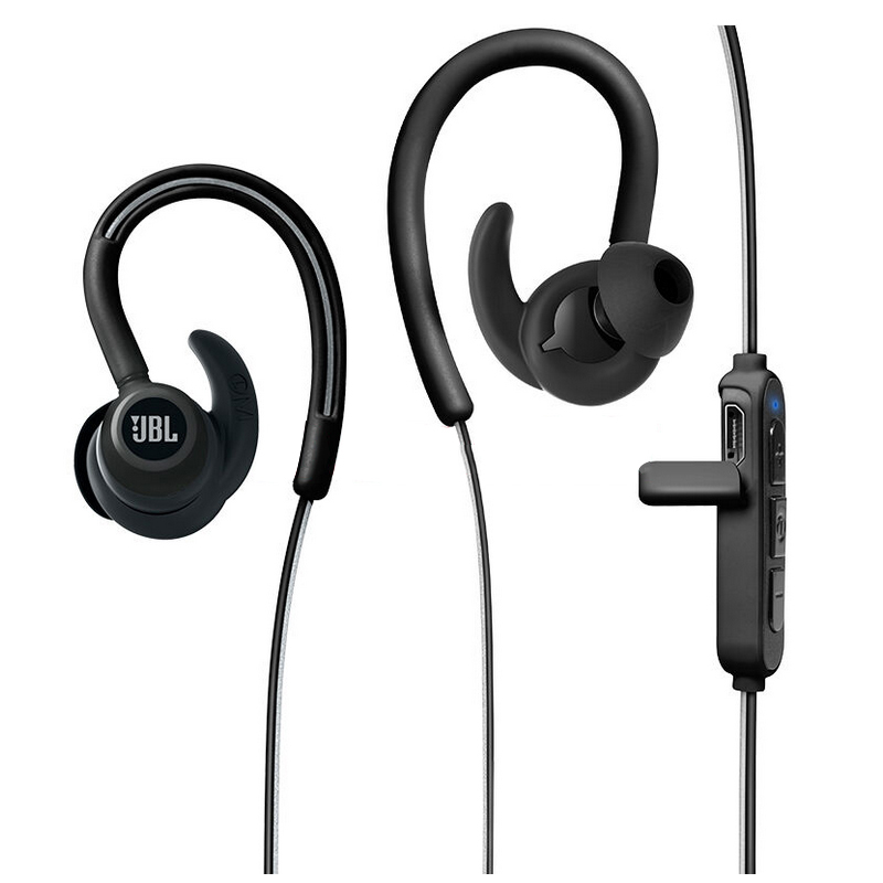 JBL REFLECT CONTOUR无线蓝牙耳机 运动耳 机跑步入耳式耳塞 挂耳式耳机 黑色