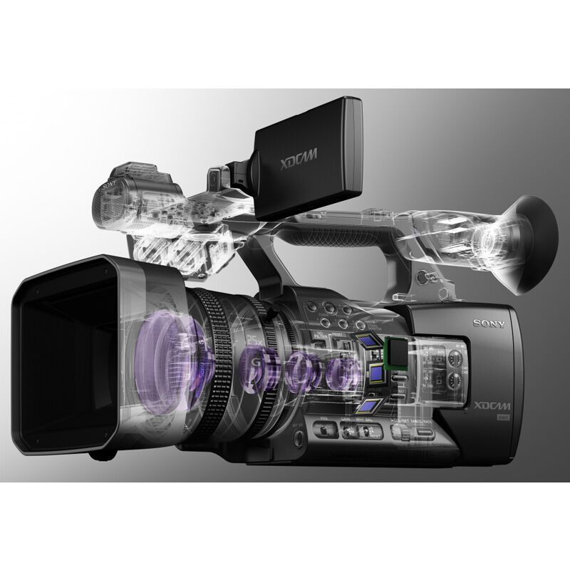 索尼（SONY）PXW-X160 专业手持式摄录一体机套餐（含三角架+闪迪64G卡+包）