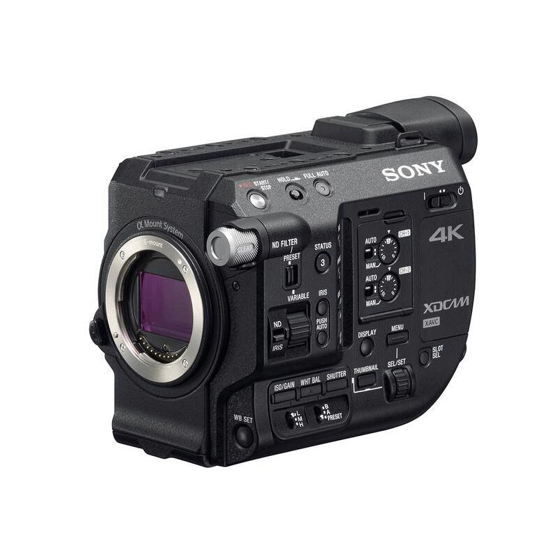 索尼(SONY)PXW-FS5K 手持式4K 超级慢动作摄影机套餐(含三角架+索尼U60电池 +索尼128GSD卡+包)