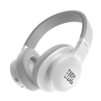 JBL E55BT头戴式无线蓝牙耳机音乐耳机便携HIFI重低音 -白色