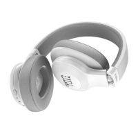 JBL E55BT头戴式无线蓝牙耳机音乐耳机便携HIFI重低音 -白色