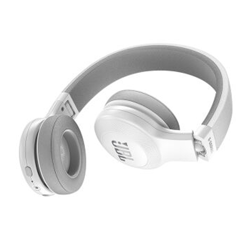 JBL E45BT头戴式无线蓝牙耳机音乐耳机便携HIFI重低音 -白色