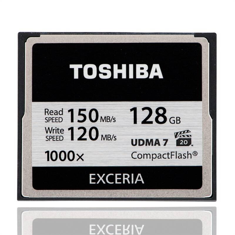 东芝(TOSHIBA)CF卡 128GB 1000X读150MB/s写120MB/s单反相机存储卡