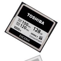 东芝(TOSHIBA)CF卡 128GB 1000X读150MB/s写120MB/s单反相机存储卡