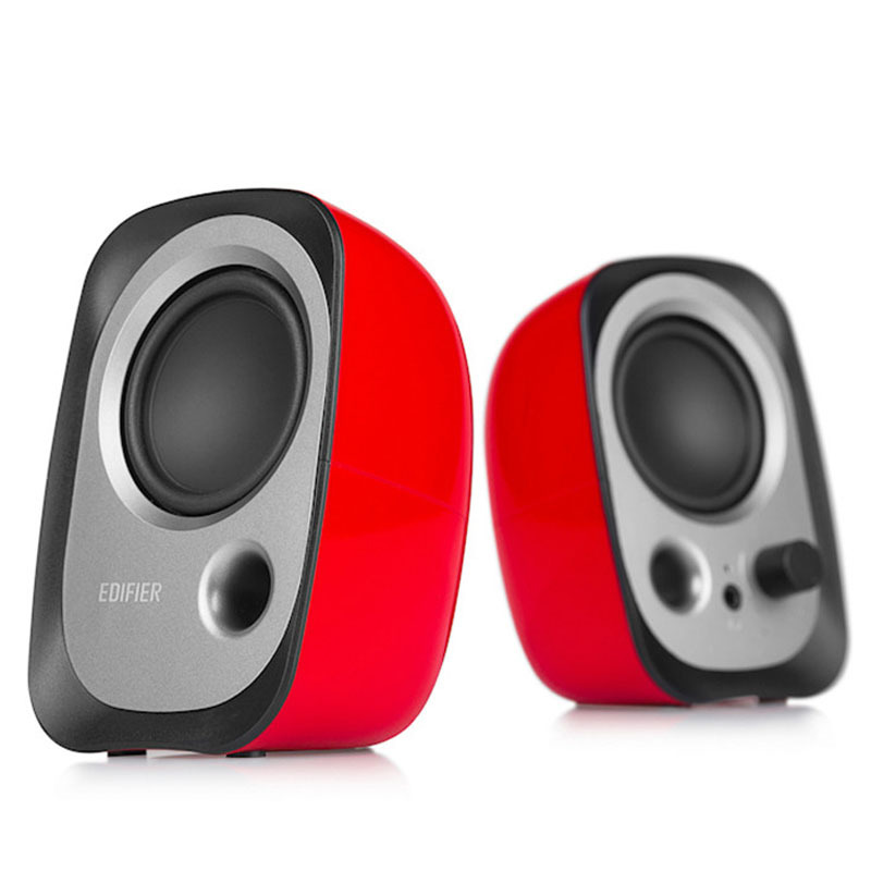 漫步者(EDIFIER)R12U 台式电脑音响小音箱迷你笔记本2.0USB低音炮 红色