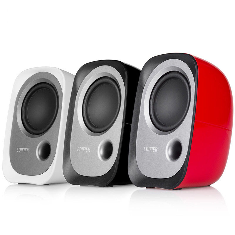 漫步者(EDIFIER)R12U 台式电脑音响小音箱迷你笔记本2.0USB低音炮 红色
