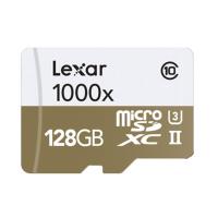 雷克沙Lexar TF卡128GB 1000X读150MB/s写45MB/s无人机运动相机手机存储卡(配读卡器)