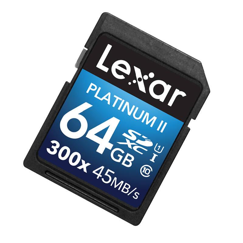 雷克沙(Lexar)SD卡 64GB 300X 读45MB/s相机存储卡