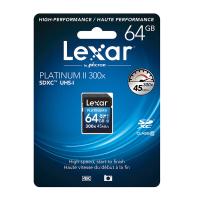 雷克沙(Lexar)SD卡 64GB 300X 读45MB/s相机存储卡