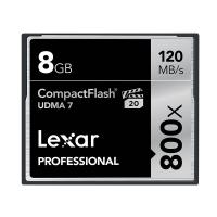 雷克沙(Lexar)CF卡 8GB 800X读120MB/s写45MB/s单反相机存储卡
