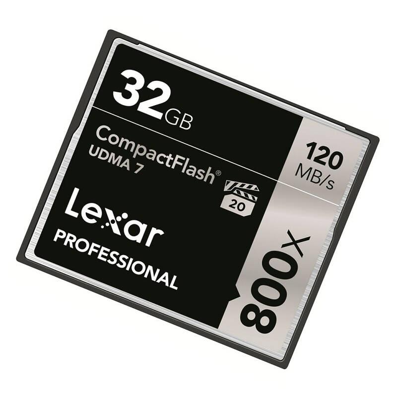 雷克沙(Lexar)CF卡 32GB 800X读120MB/s写45MB/s单反相机存储卡