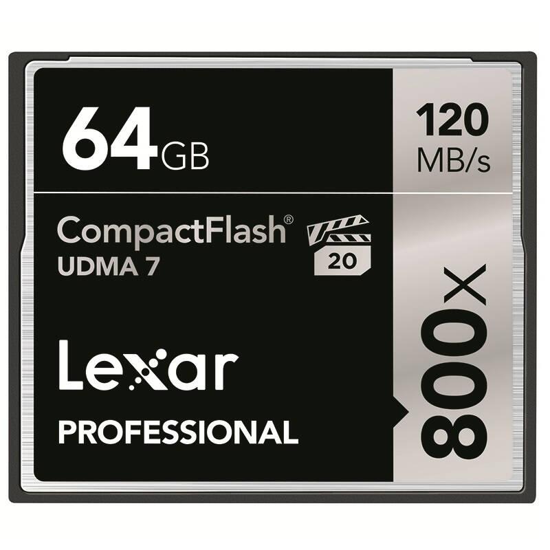 雷克沙(Lexar)CF卡 64GB 800X读120MB/s写45MB/s单反相机存储卡
