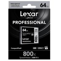 雷克沙(Lexar)CF卡 64GB 800X读120MB/s写45MB/s单反相机存储卡